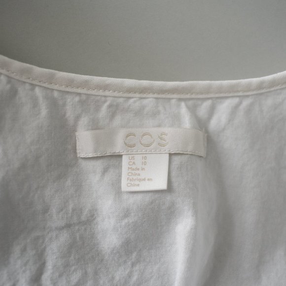 COS Ruched Linen Blouse - Picture 4 of 8